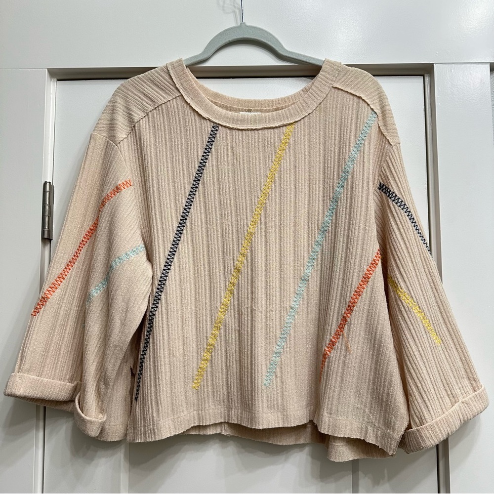 Boutique Ribbed Sweater